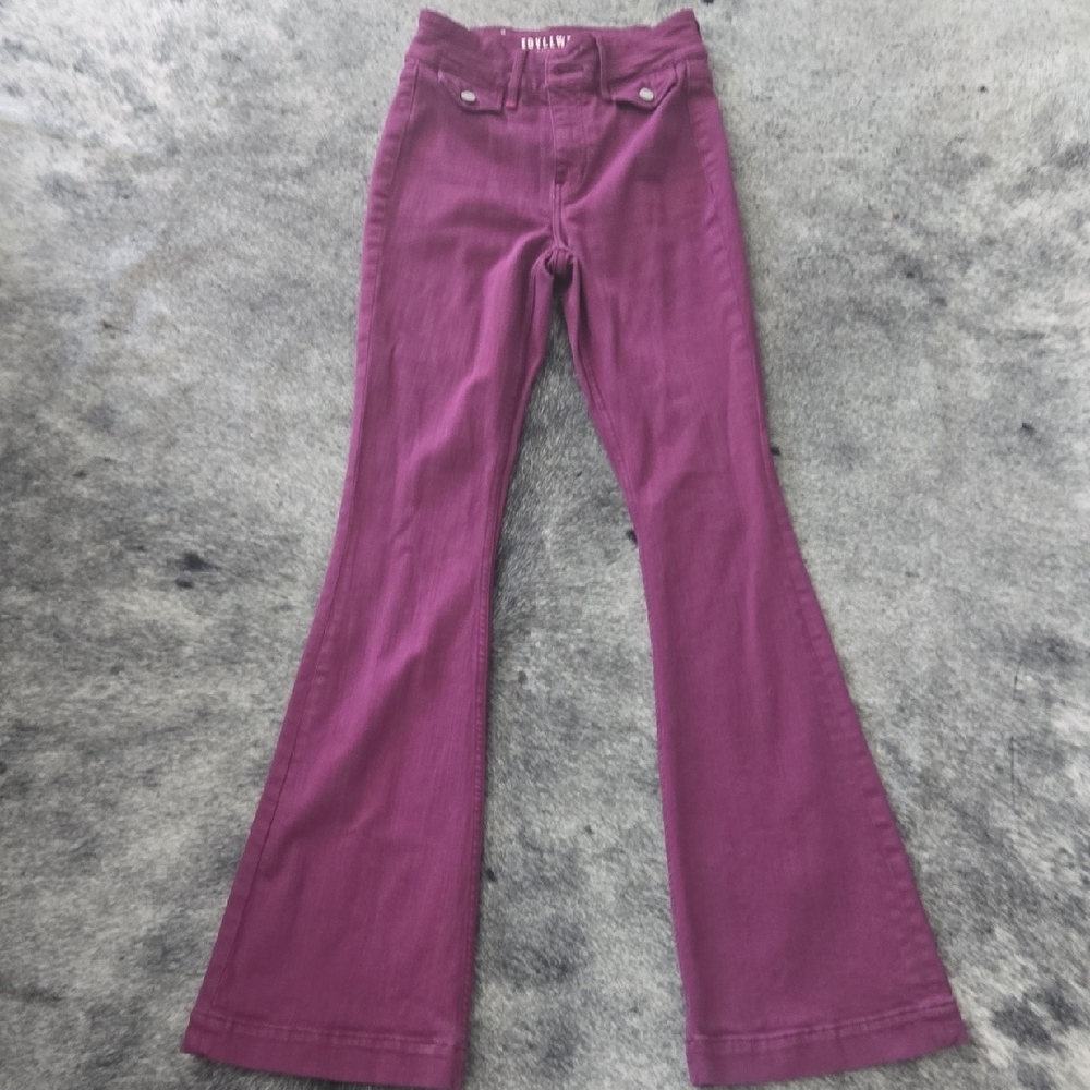 Womens Idyllwind Purple Flared Pants